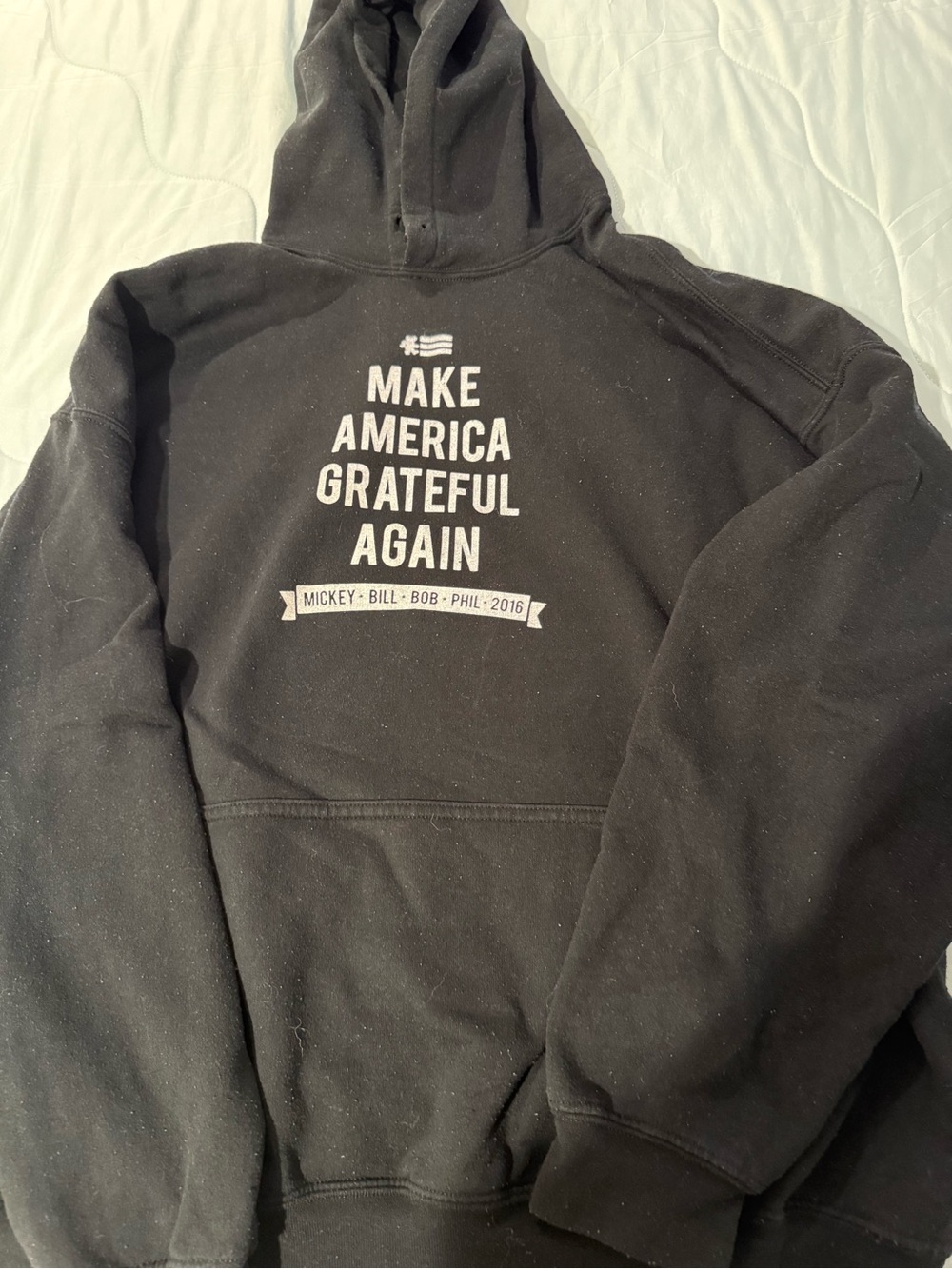 Make America Grateful Again Black Hoodie